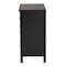 Baxton Studio Yelena Classic and Traditional Black Finished Wood 3-Drawer Storage Cabinet 236-13337-ZORO - alternate 7